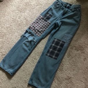 Holister ultra high rise dad jeans size 0R, W24, L31